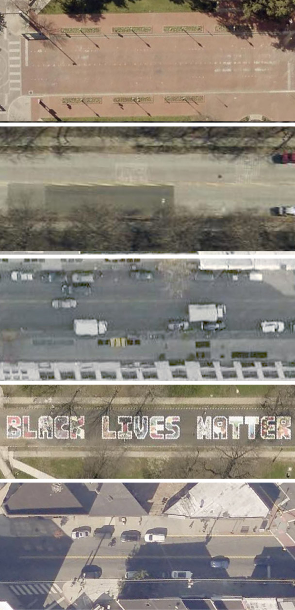 Black Lives Matter street paintings then and now - The Washington Post