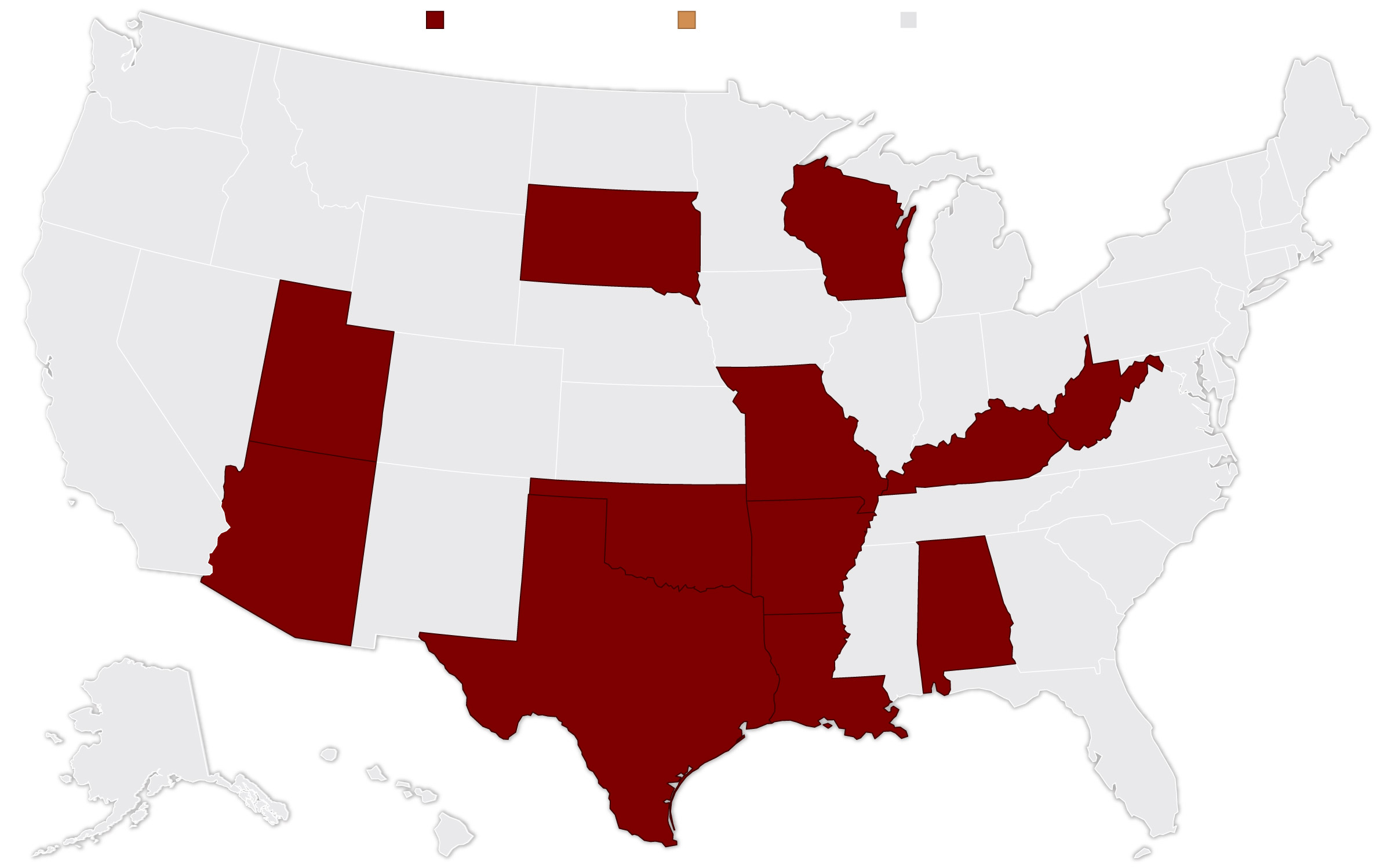 Post Roe Map A year after Dobbs ruling, full impact of ending Roe v. Wade still ...