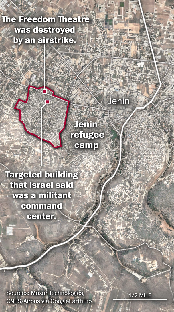 Jenin Israel Map.pdf Israel mounts Jenin operation in West Bank; killing at least 8 ...