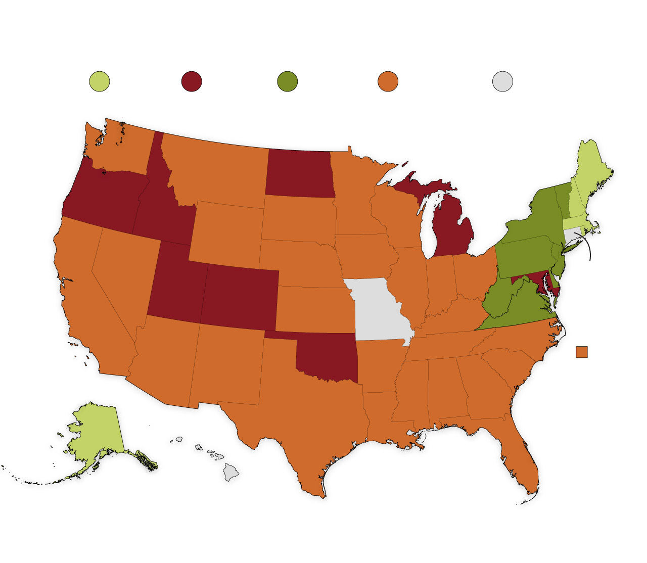 The most popular pizza style in every state, mapped - The Washington Post