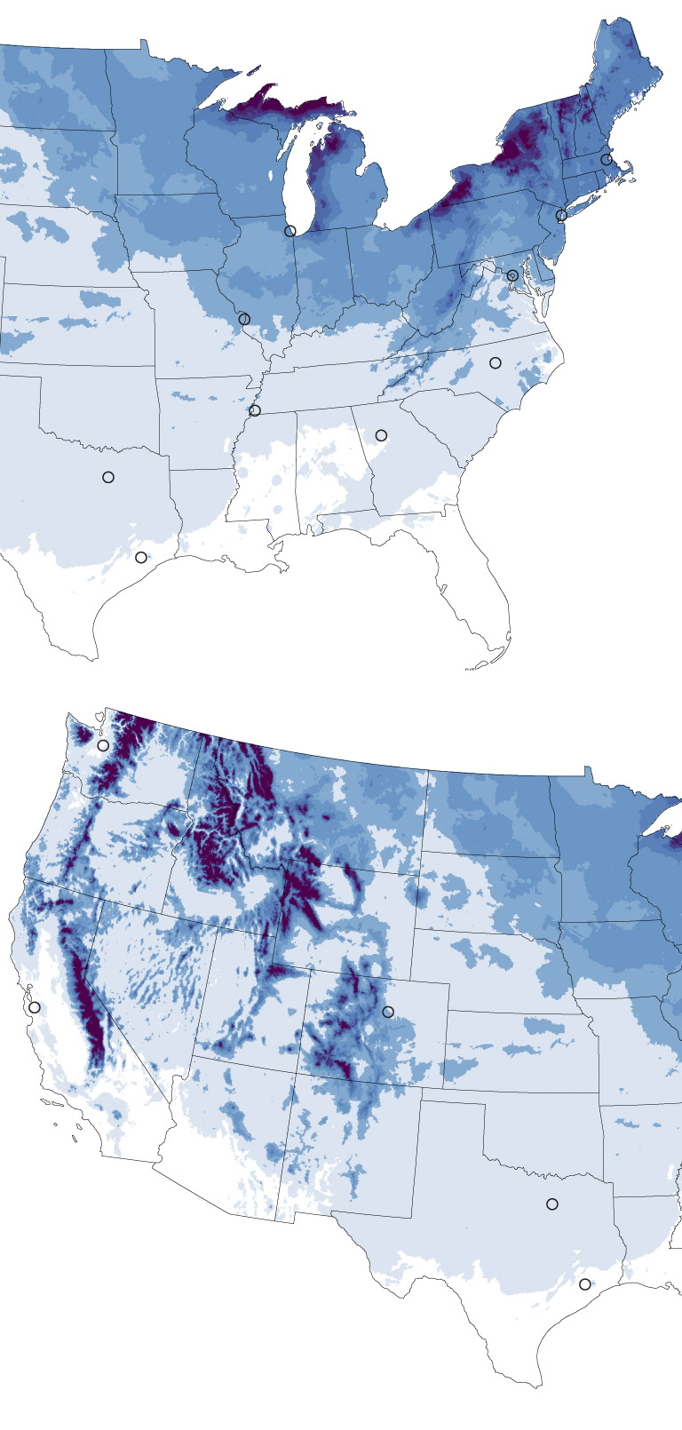 See the places that have gotten the most (and least) snow this winter ...