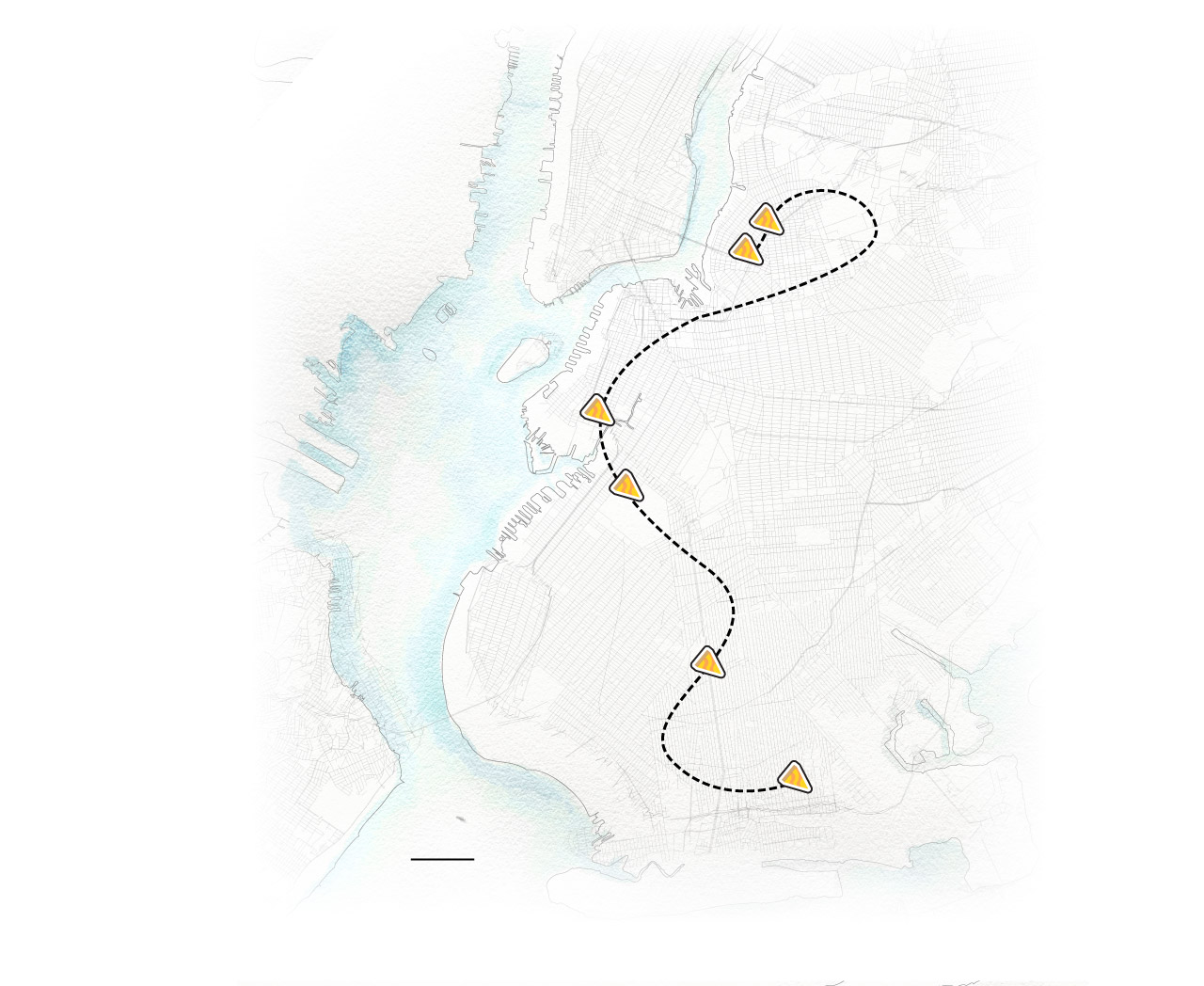 Brooklyn pizza crawl puts an end to them all – The Washington Post 6 BROOKLYN PIZZA MAP ai2html medium