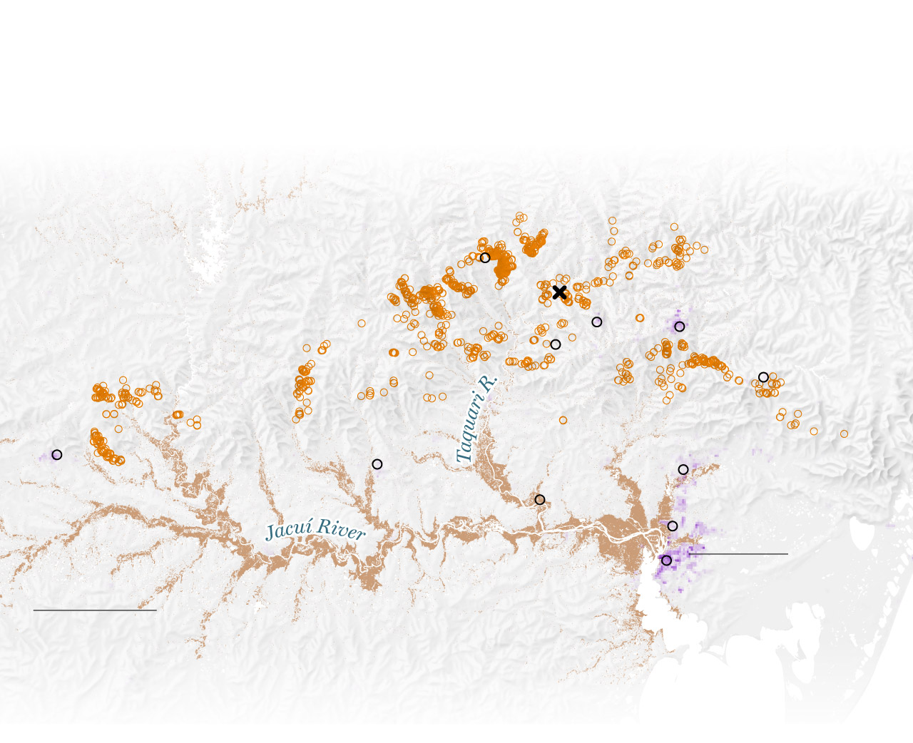 Visualizing the scale of the floods that left south Brazil submerged Visualizing the scale of the floods that left south Brazil submerged