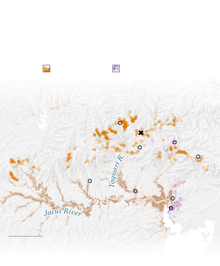 Visualizing the scale of the floods that left south Brazil submerged Visualizing the scale of the floods that left south Brazil submerged