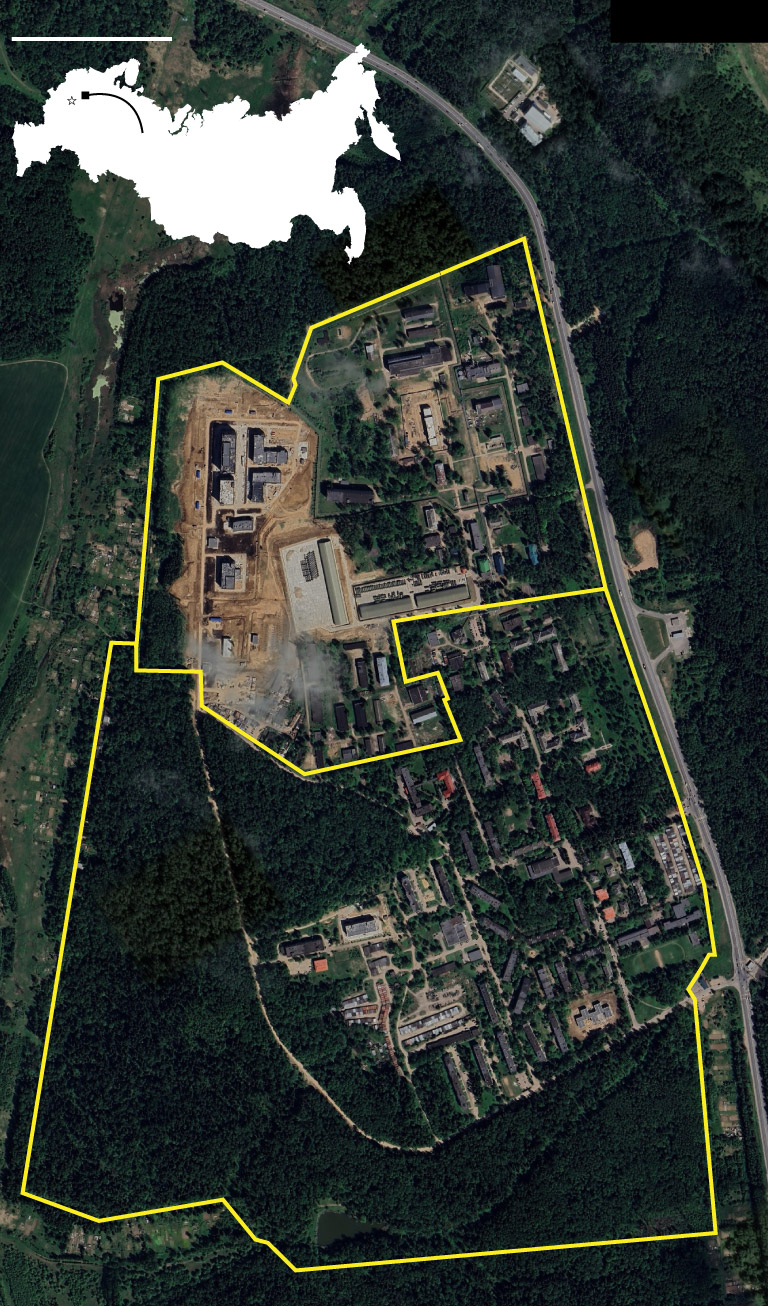 Russia Lab Building Russia has expanded site of past bioweapons research, satellite images ...