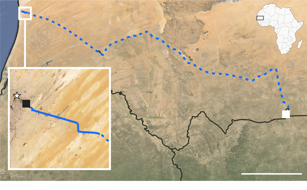 mauritania fullmap medium