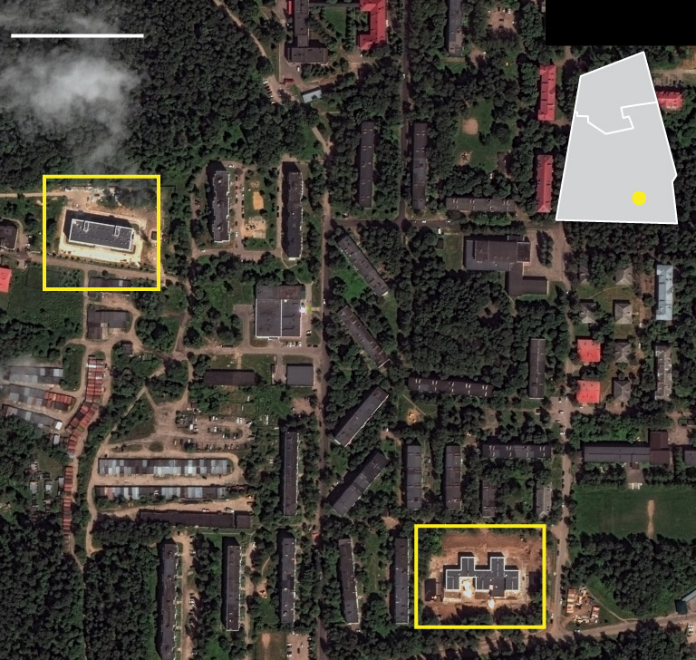 Russia Lab Building Russia has expanded site of past bioweapons research, satellite images ...