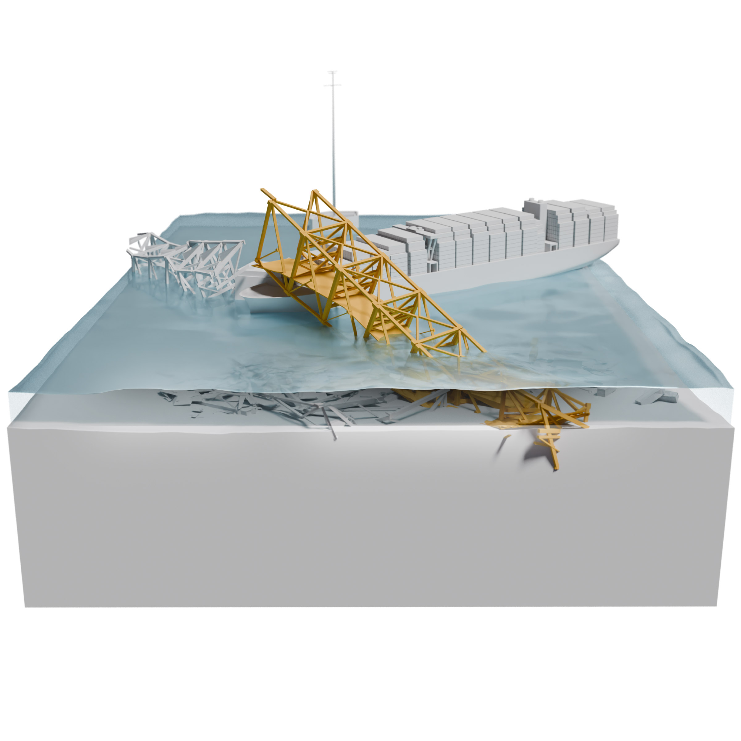 How the massive Baltimore bridge cleanup works, step by step ...