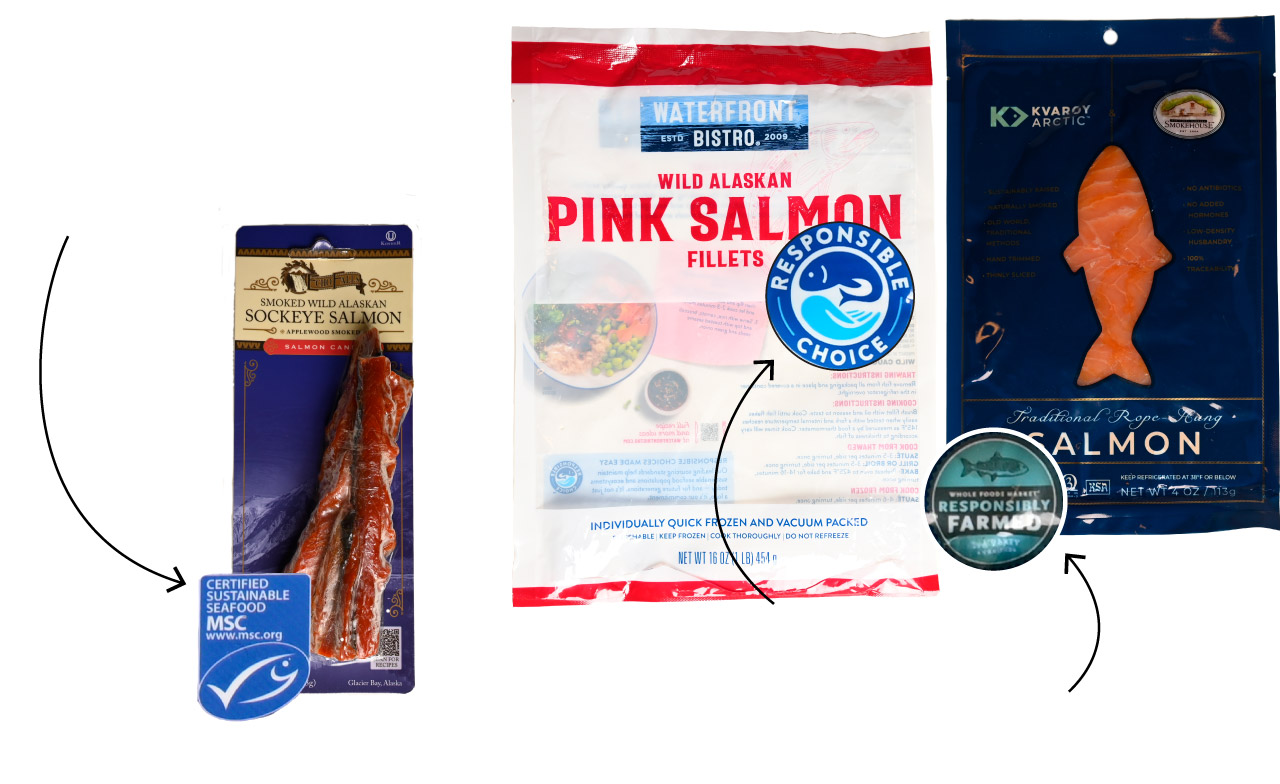 Samon Label What to know about salmon labels, from wild vs. farm-raised to species ...