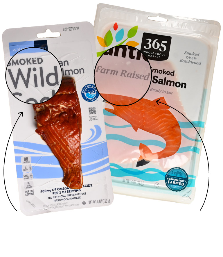 Samon Label What to know about salmon labels, from wild vs. farm-raised to species ...