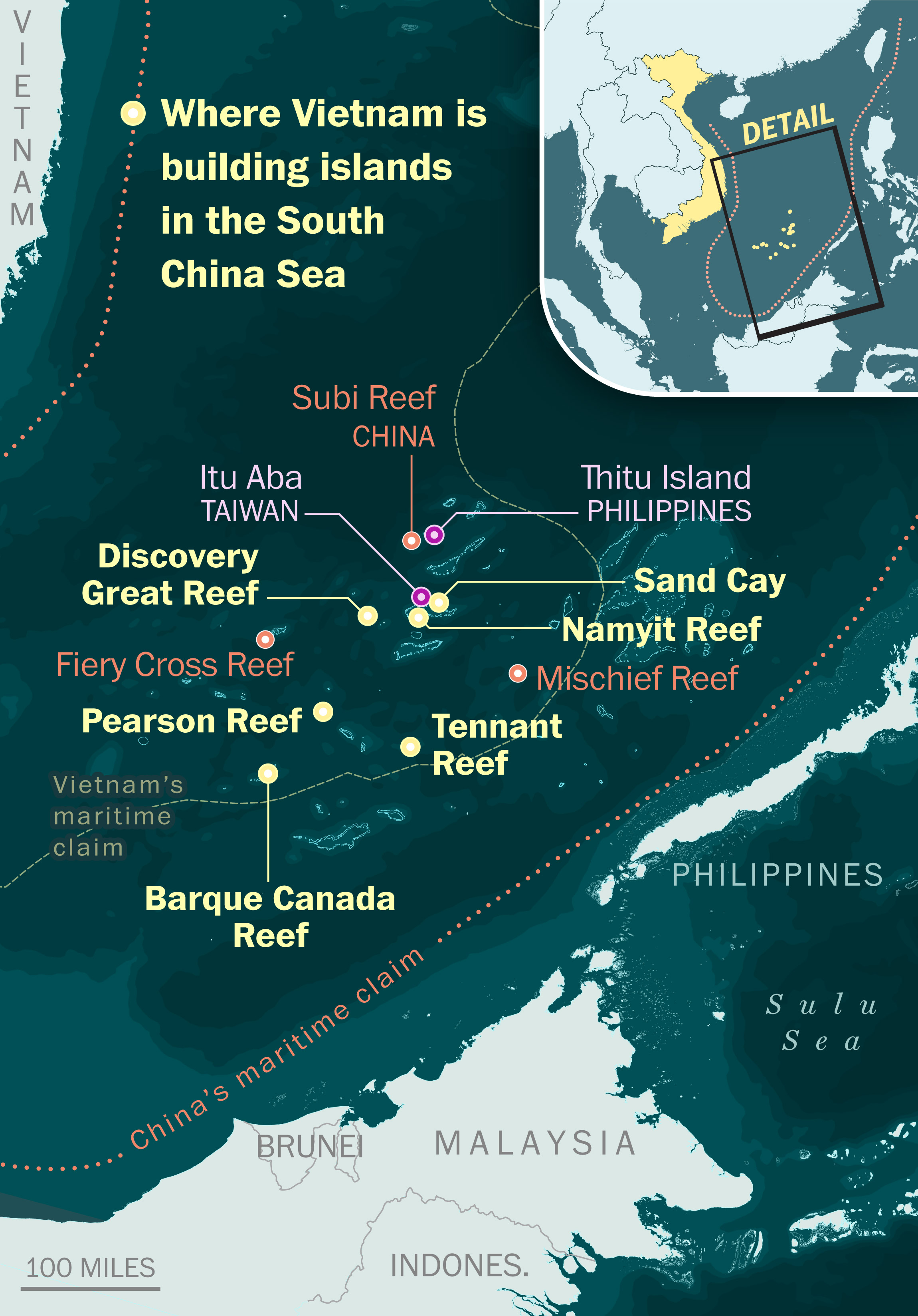 Vietnam accelerates island building to fight China's ...